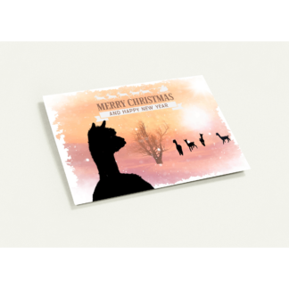 Geronimo Christmas Card – A Festive Sunset